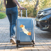 Sticker Peu importe jusqu'où je vais J'appelle toujours la (Valise Insitu)