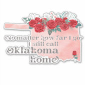 Sticker Peu importe jusqu'où je vais J'appelle toujours Ok (Devant)