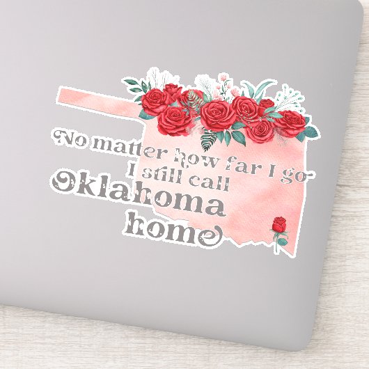 Sticker Peu importe jusqu'où je vais J'appelle toujours Ok (Détail)