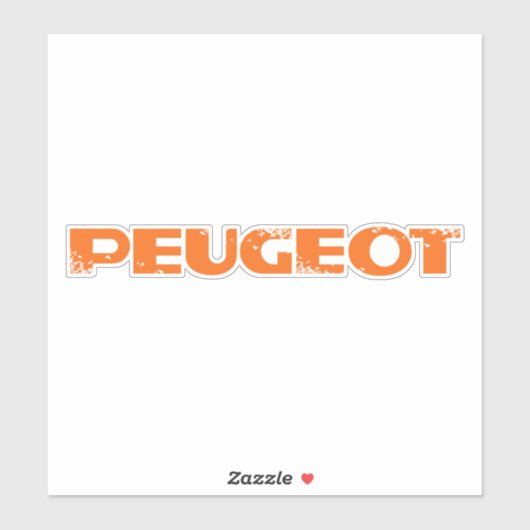 Sticker Peugeot classique (Feuille)