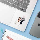 Sticker Phantom et Christine (Ordinateur portable avec iPhone)