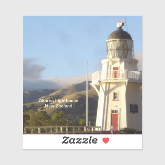Sticker Phare d'Akaroa (Feuille)