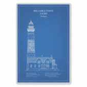 Sticker Phare de Big Sable Point - Michigan - AD (Devant)