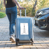 Sticker Phare de Cape Charles - Virginie - BD (Valise Insitu)