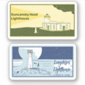 Sticker Phare de Duncansby Head (Devant)