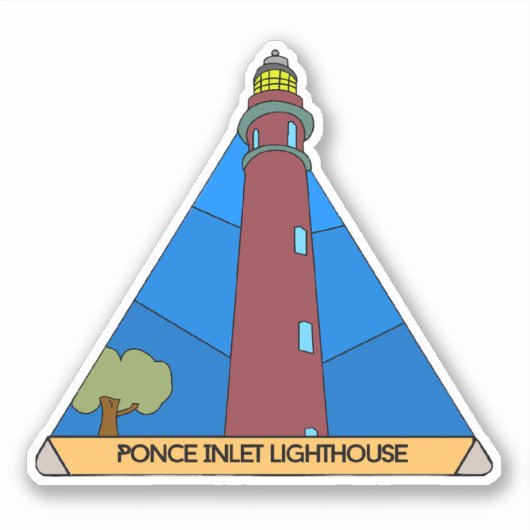 Sticker Phare de Ponce Inlet (Devant)
