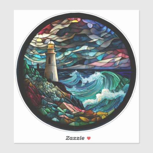 Sticker Phare en verre tendu (Feuille)