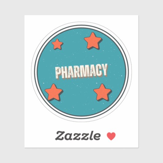 Sticker Pharmacie (Feuille)