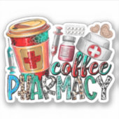 Sticker Pharmacie café (Devant)