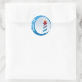 Sticker Pharo klein rond (Tas)