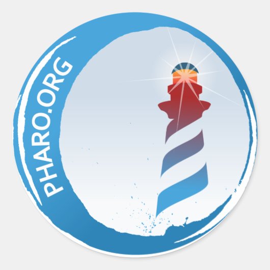 Sticker Pharo petit rond (Devant)