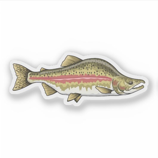 Sticker Phase de frai Saumon rose (Devant)