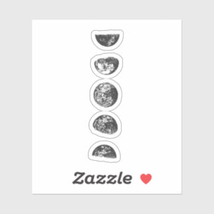 Sticker Phases de la lune