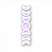 Sticker Phases de la Lune Astronomie Cool (Devant)