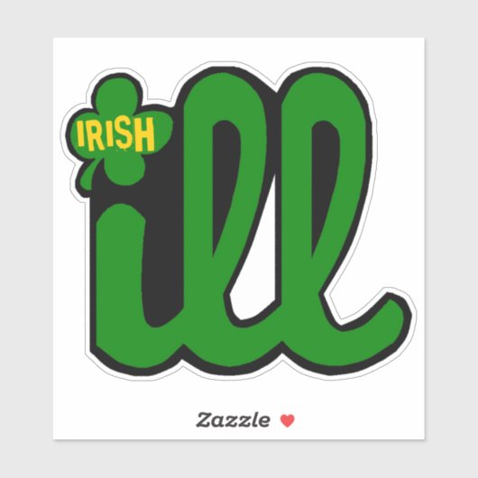 STICKER PHILADELPHIE IRLANDE (Feuille)