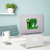 STICKER PHILADELPHIE IRLANDE (Ordinateur portable sur le bureau)