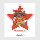 STICKER PHILADELPHIE SOCIALISTES (Feuille)