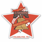 STICKER PHILADELPHIE SOCIALISTES (Devant)