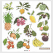 Sticker Philippine / Fruits tropicaux (Feuille)