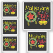 Sticker Philippines Noël philippin Maligayang Pasko (Devant)