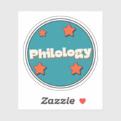 Sticker Philologie (Feuille)