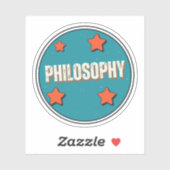 Sticker Philosophie (Feuille)