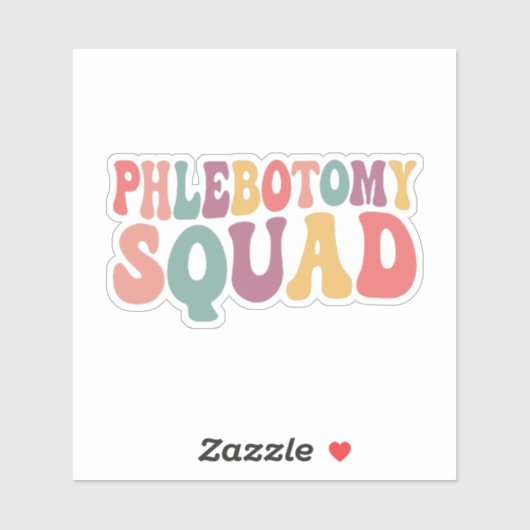 Sticker Phlebotomy Squad (Feuille)