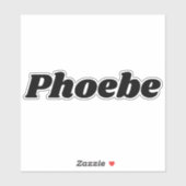 Sticker Phoebe (Feuille)