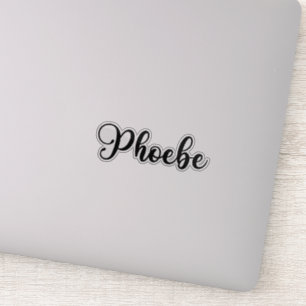 Sticker Phoebe Name - Calligraphie manuscrite