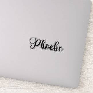 Sticker Phoebe Name - Calligraphie manuscrite