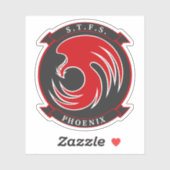 Sticker Phoenix (Feuille)