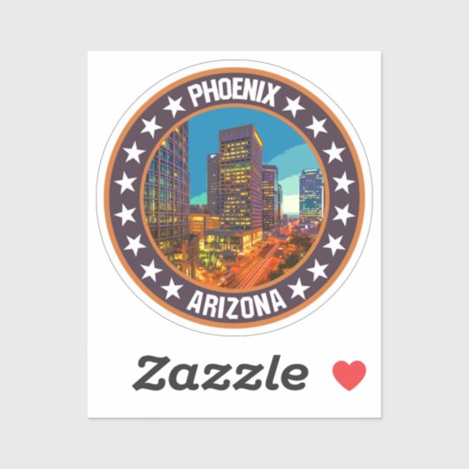 Sticker Phoenix (Feuille)