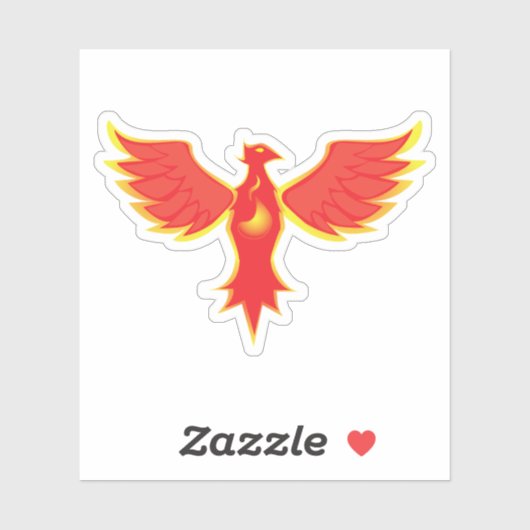 Sticker Phoenix (Feuille)