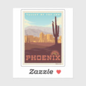 Sticker Phoenix, Arizona (Feuille)