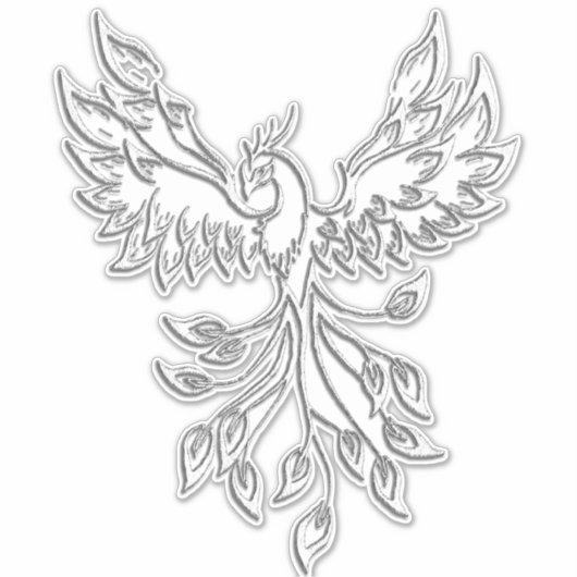Sticker Phoenix augmente (Devant)
