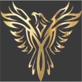 Sticker Phoenix Custom-Cut Vinyl (Devant)