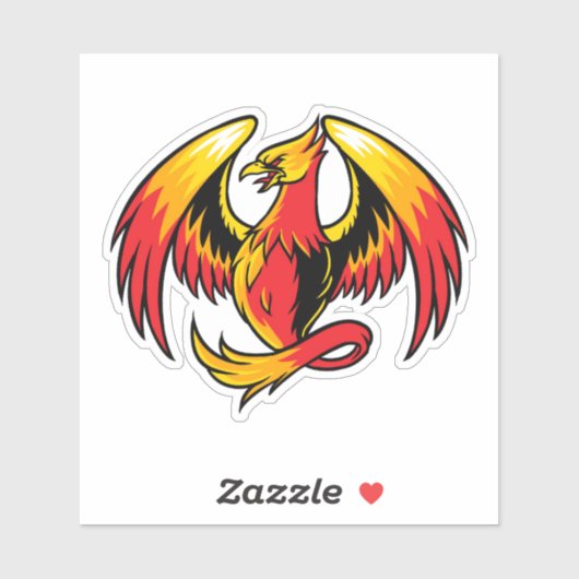 Sticker Phoenix Custom Vinyl (Feuille)