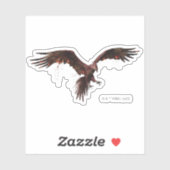 Sticker Phoenix Flying Graphic (Feuille)