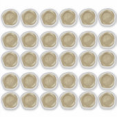Sticker Phoques de cire Monogramme Jaune Or (Devant)