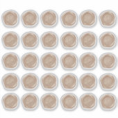 Sticker Phoques de cire Monogramme Rose Gold Faux (Devant)