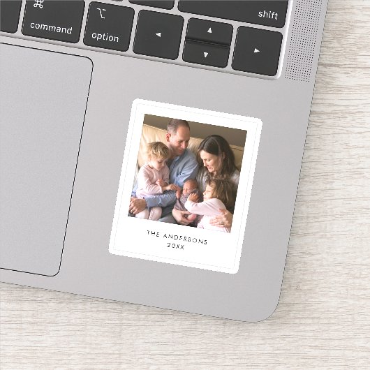 Sticker Photo Carré instantanée du style photo (Détail)