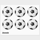 Sticker photo de balle de football (Feuille)