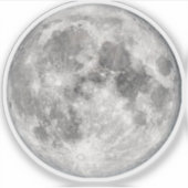Sticker Photo de la lune (Devant)