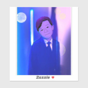 Sticker Photo de l'artiste