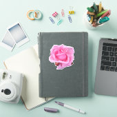 Sticker Photo de rose rose (Couverture iPad)