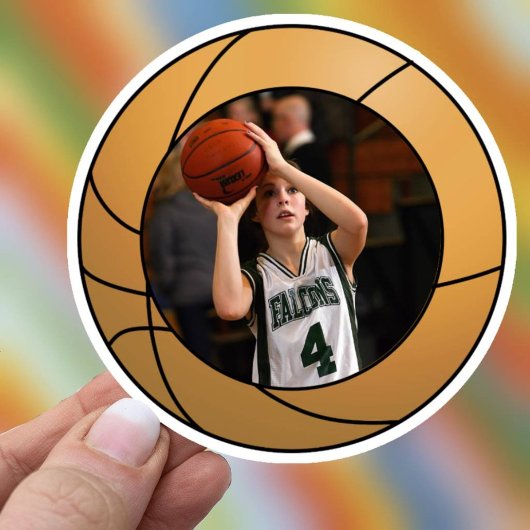 Sticker Photo de sport de basketball