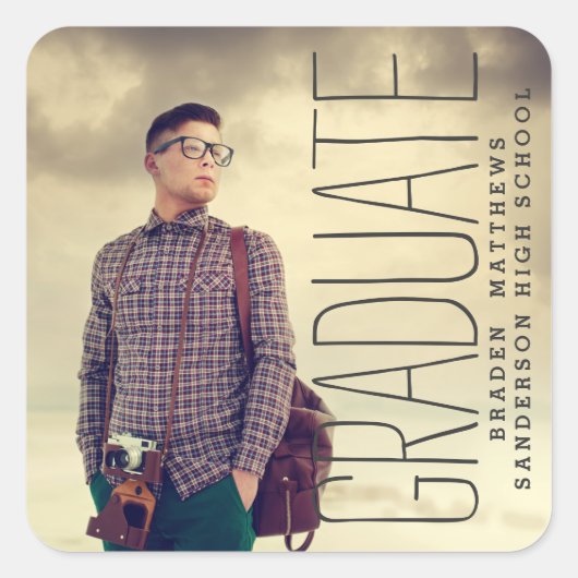 Sticker photo de type moderne (Devant)