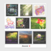 Sticker Photo d'Écriture (Feuille)