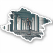 Sticker photo Edgy Abstrait Torn (Devant)