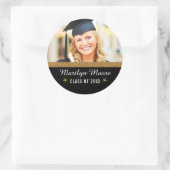 Sticker Photo Graduation Gold Parties scintillant  (Sac)
